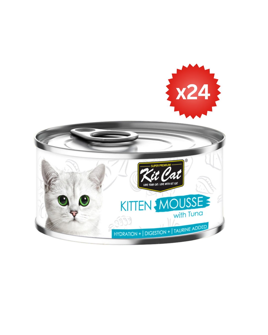 Kit Cat Kitten Mousse with Tuna 80g ( Box -24pcs)