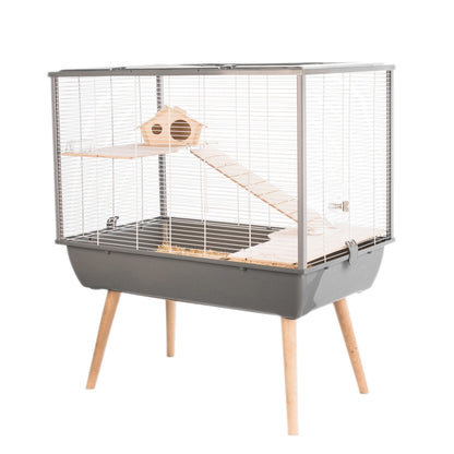 Neo Silta Small Rodent Cage Grey