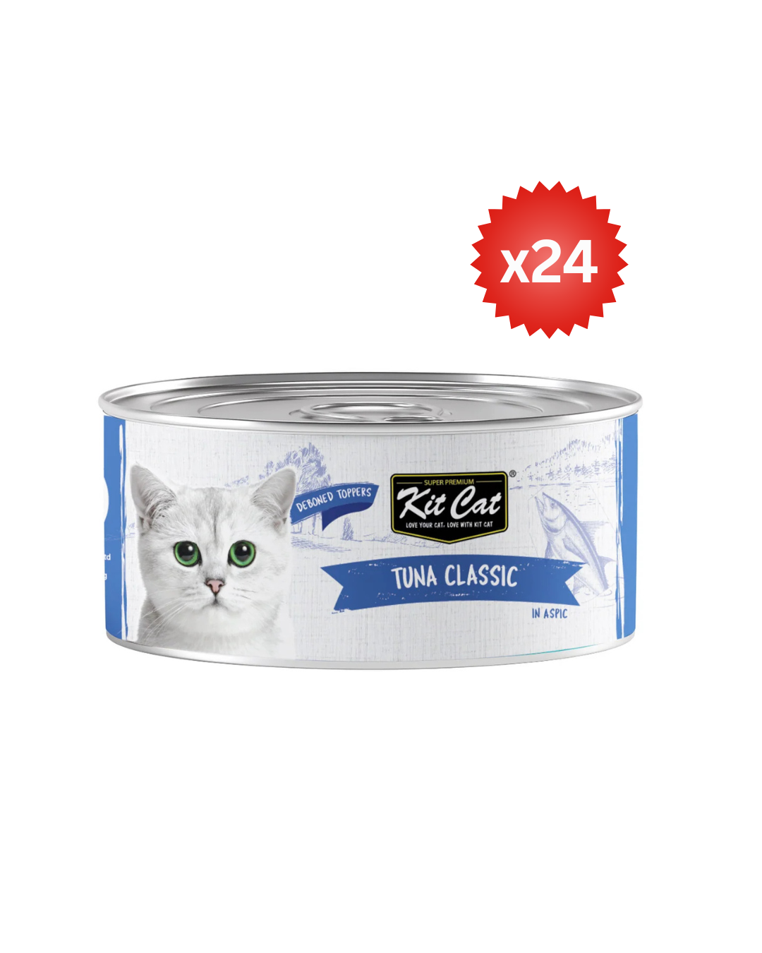 Kit Cat Tuna Classic 80g (Box -24pcs)