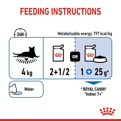 Feline Health Nutrition Indoor 7+ Gravy (Wet Food - Pouches) 12 x 85 g