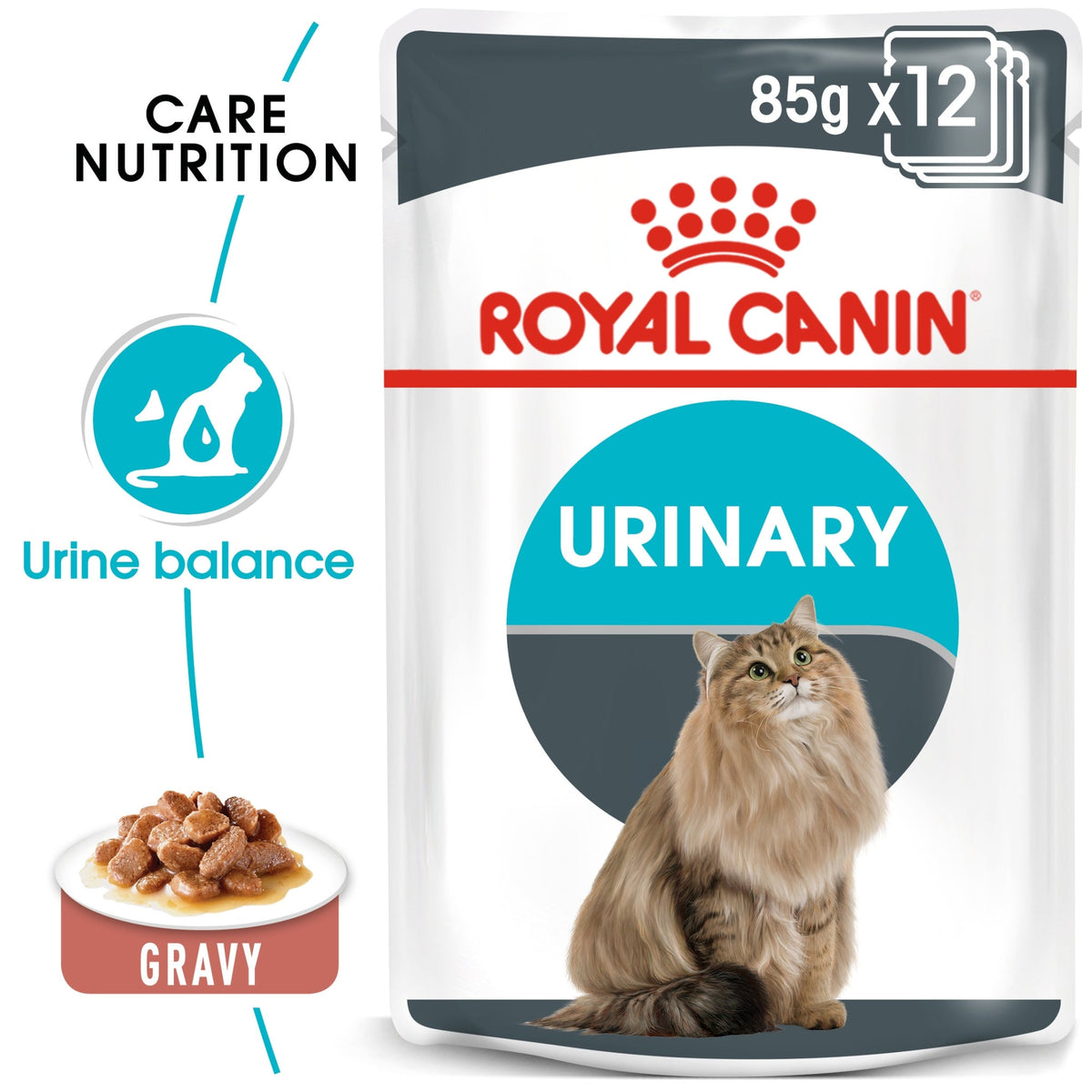 Feline Care Nutrition Urinary Care Gravy (Wet Food - Pouches) 12 x 85 g