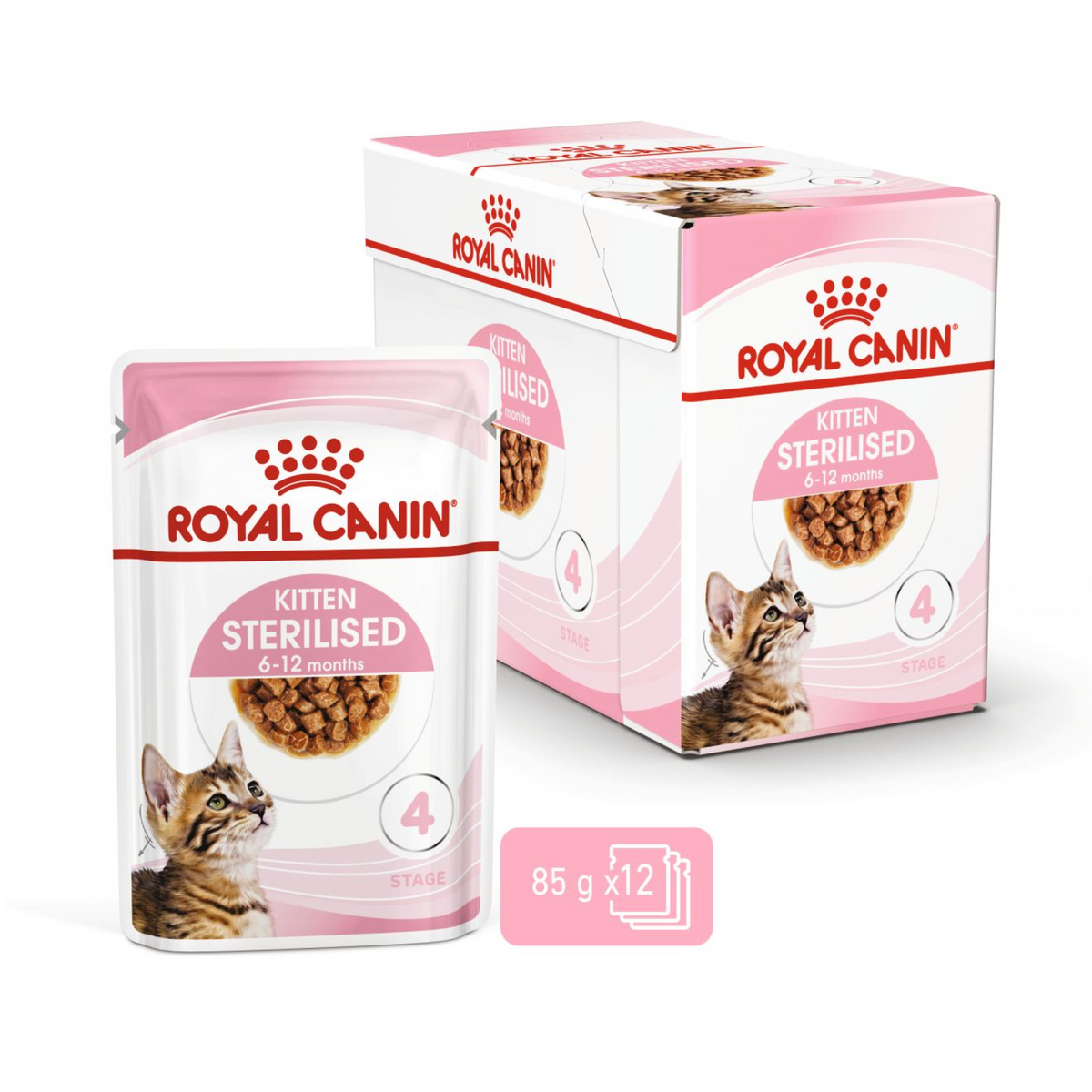 Feline Health Nutrition Kitten Sterilised Gravy (Wet Food - Pouches) 12 x 85 g - BOX