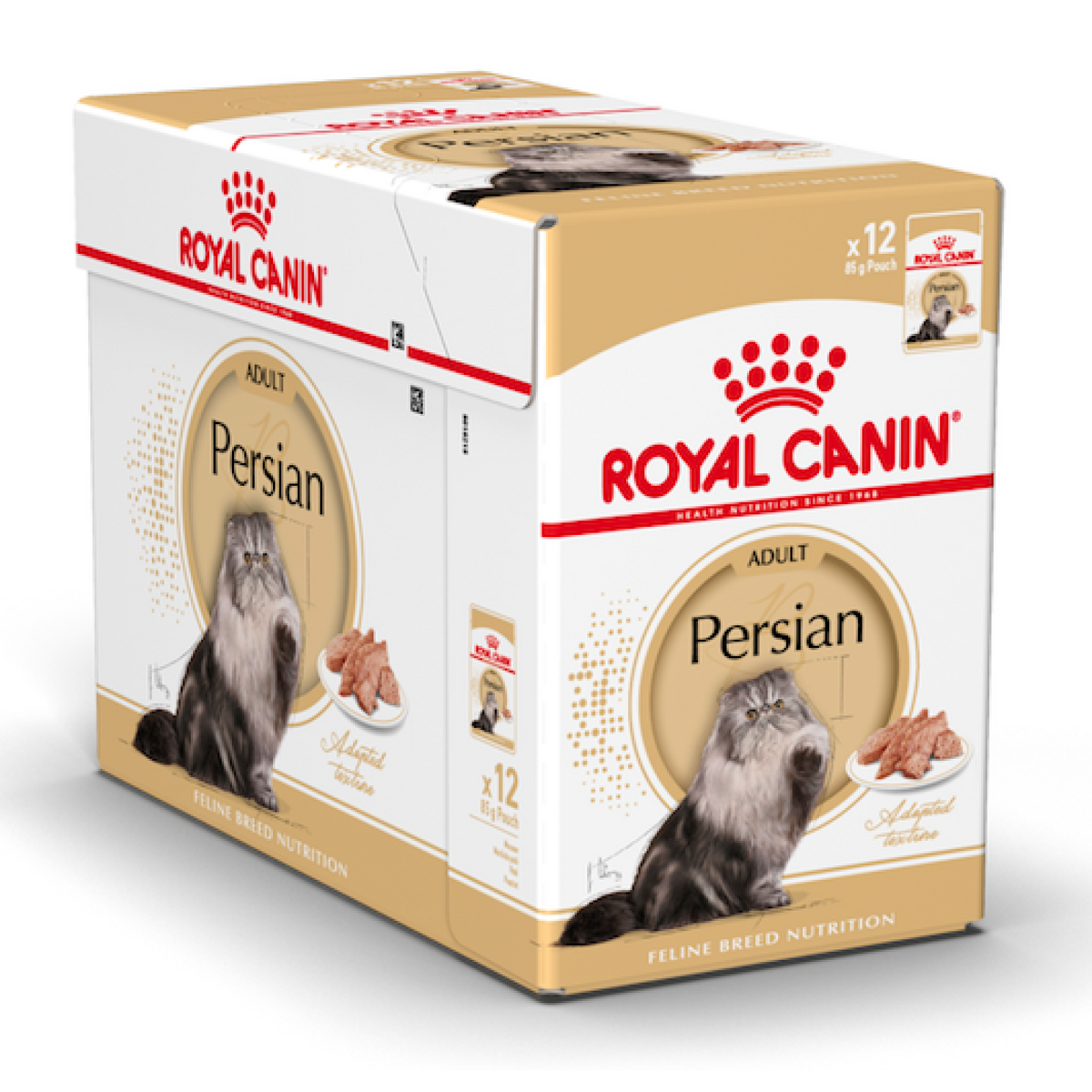Feline Breed Nutrition Persian (Wet Food - Pouches) 12 x 85 g - BOX