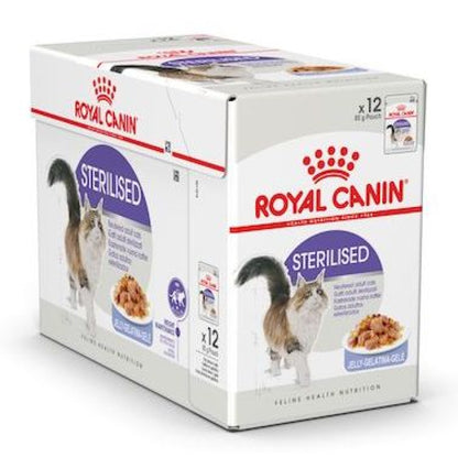 Feline Health Nutrition Sterilised Jelly (Wet Food - Pouches) 12 x 85 g - BOX