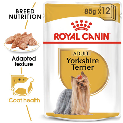 Breed Health Nutrition Yorkshire Adult (Wet Food - Pouches) 12 x 85 g- BOX