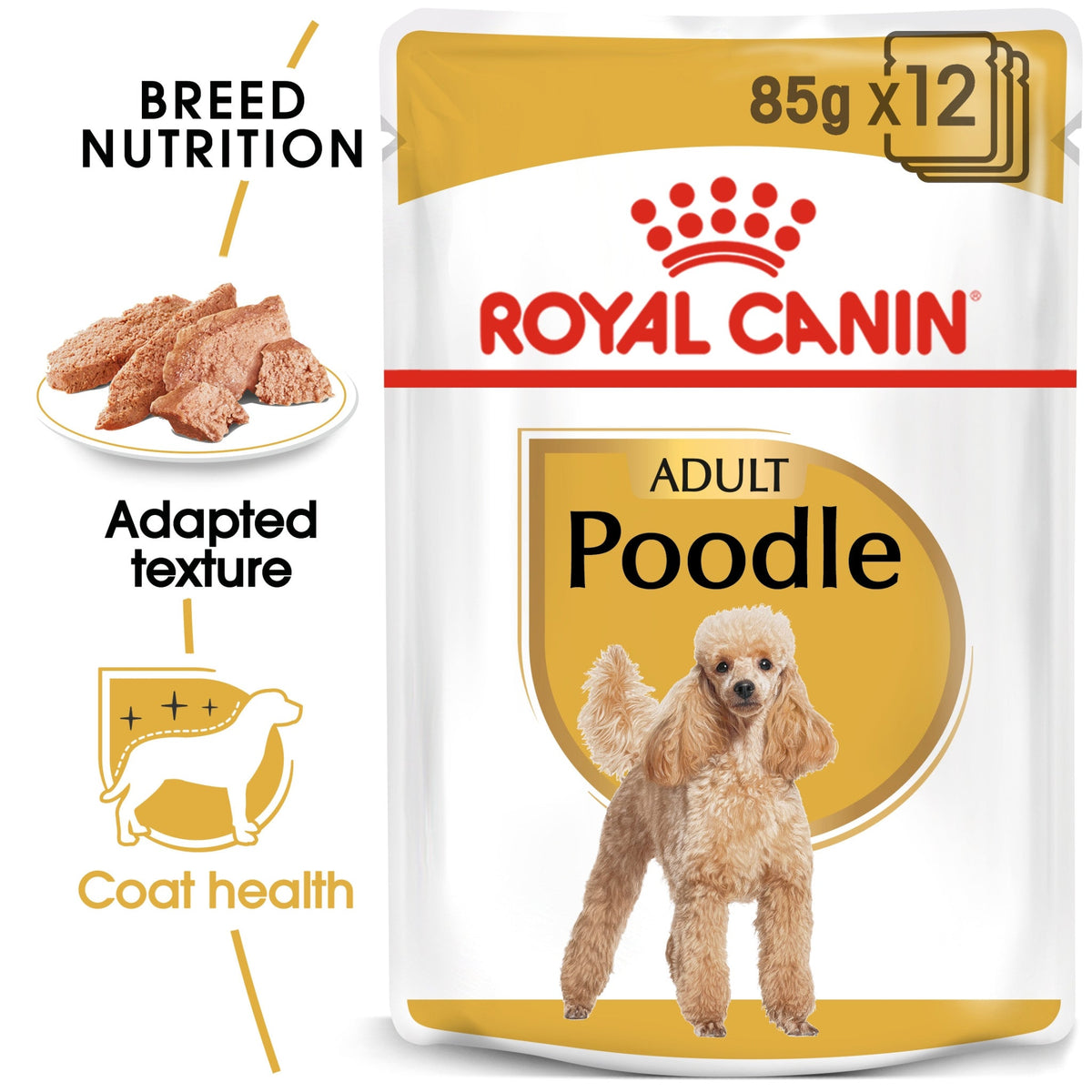 Breed Health Nutrition Poodle Adult (Wet Food - Pouches) 12 x 85 g - BOX