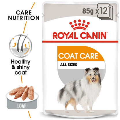Canine Care Nutrition Coat Care (Wet Food - Pouches) 12 x 85 g - BOX