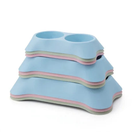 PETBROO LITTLE DOUBLE BOWL