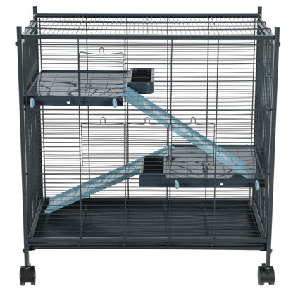 Rodent Cage Indoor 2 Mini Loft Blue
