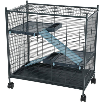 Rodent Cage Indoor 2 Mini Loft Blue