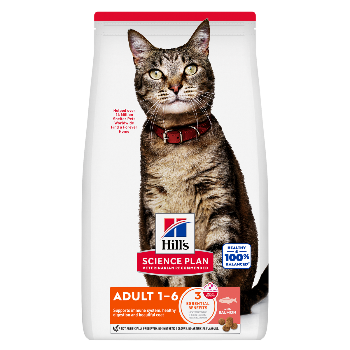 HillÃƒÆ’Ã‚Â¢ÃƒÂ¢Ã¢â‚¬Å¡Ã‚Â¬ÃƒÂ¢Ã¢â‚¬Å¾Ã‚Â¢s Science Plan Adult Cat Food With Salmon (1.5kg)