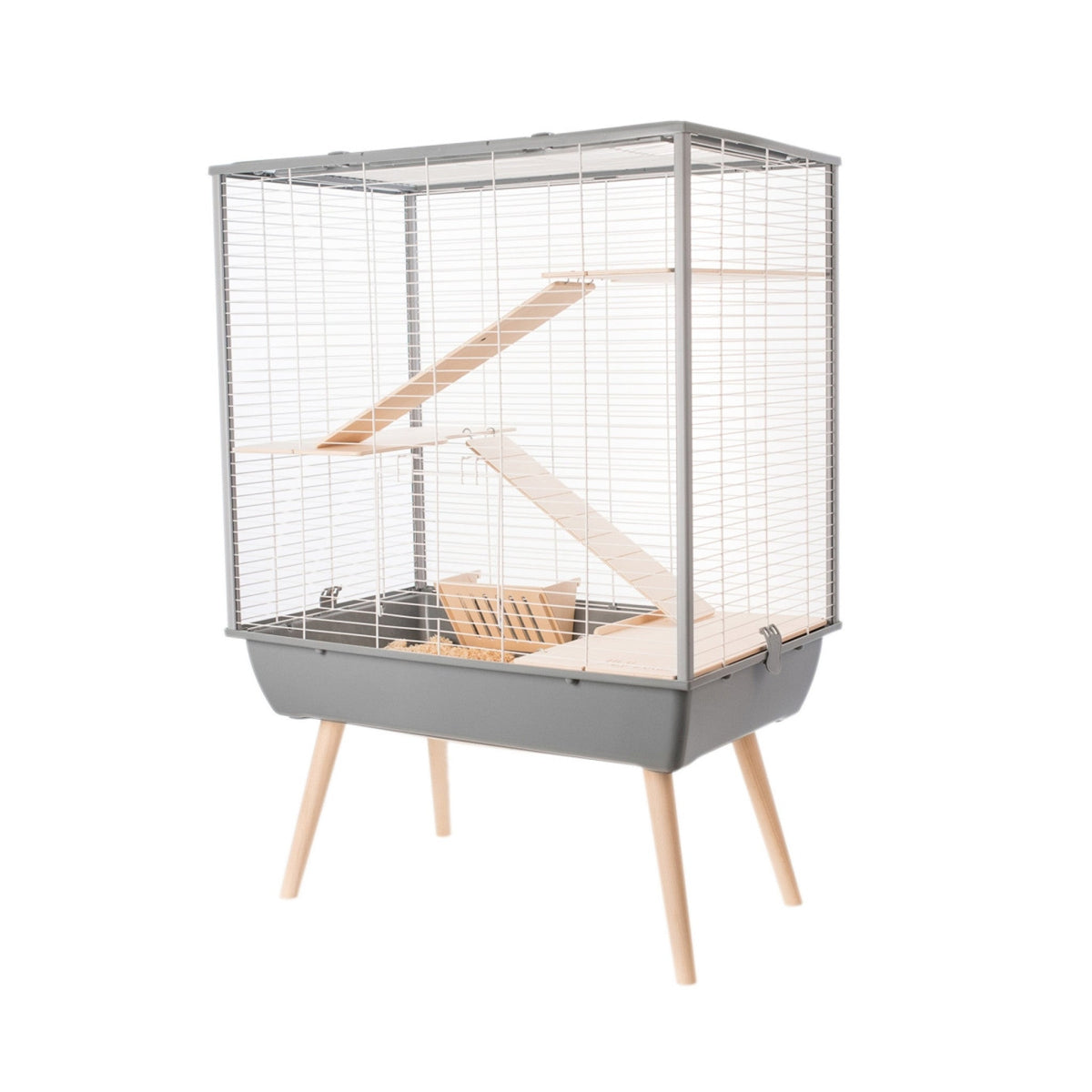Neo Cosy Large Rodent Cage Grey