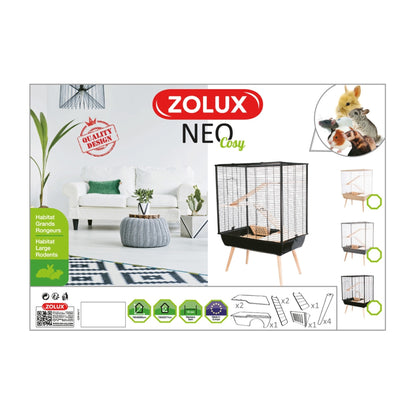 Neo Muki Large Rodent Cage Beige