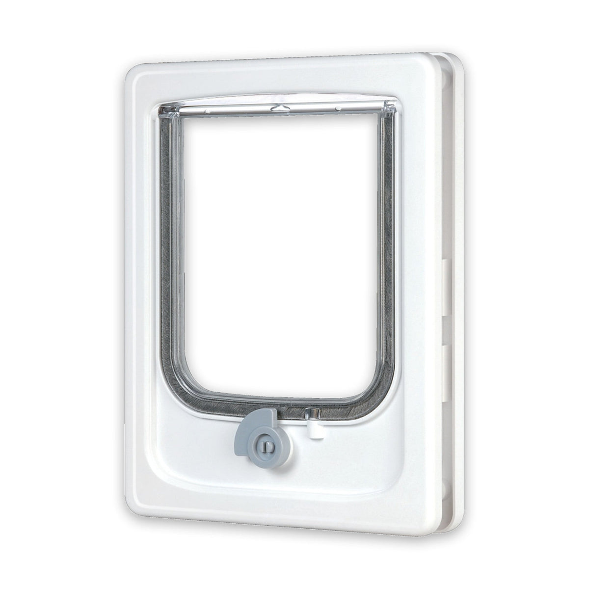 Cat-flap for Wooden Door, 2 Position White