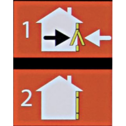 Cat-flap for Wooden Door, 2 Position White