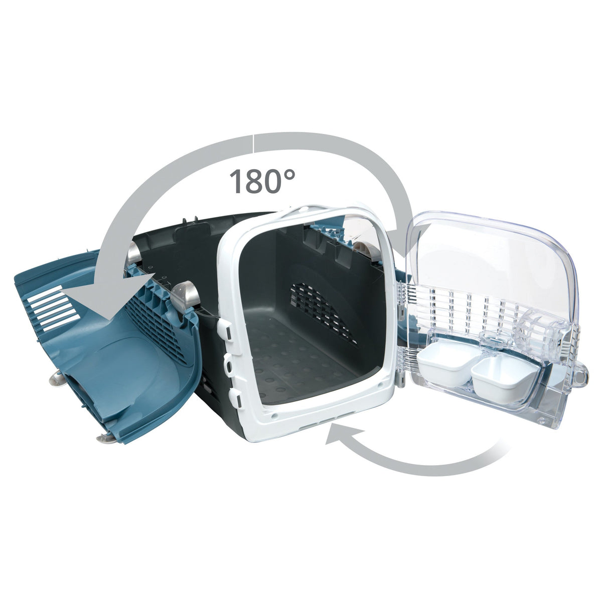 Cabrio Cat Carrier System Blue/Grey