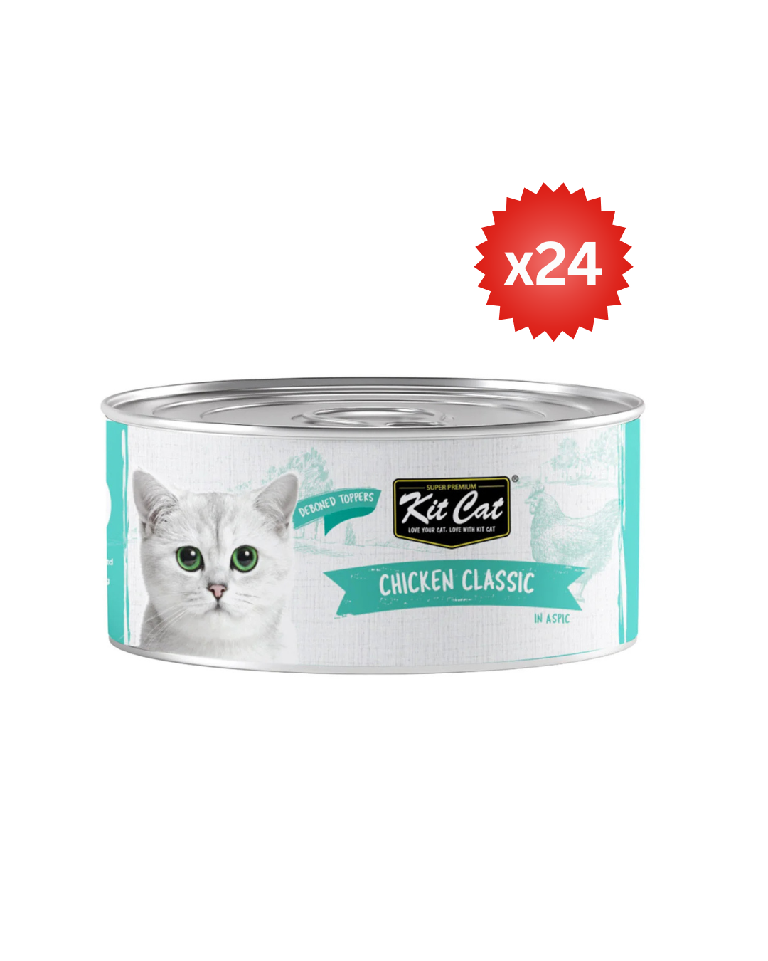Kit Cat Chicken Classic 80g ( Box -24pcs)