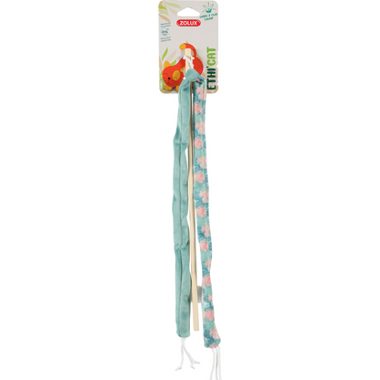 Ethicat Leaf Ribbon Wand Toy
