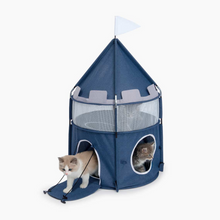 Catit Vesper Cat Tower Castle Blue, 48x48x95 cm