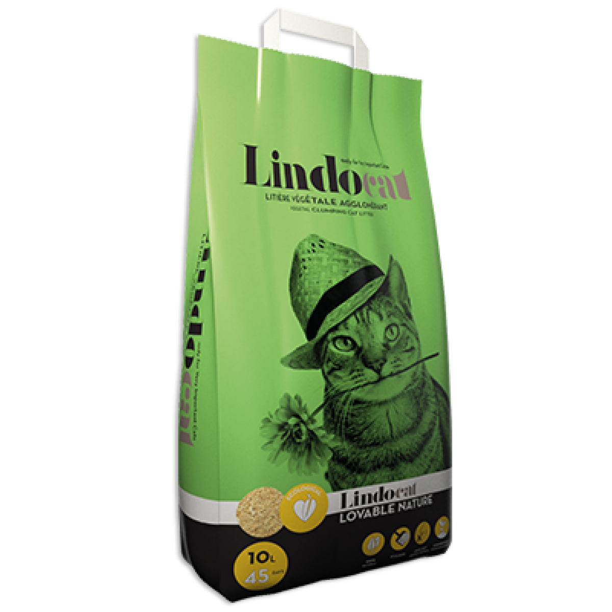 Lovable Nature Biodegradable Clumping Cat Litter (Corn) 6 L