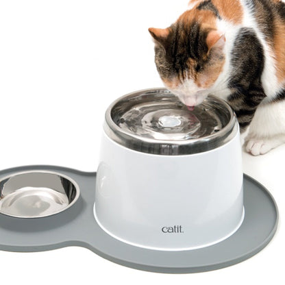 Catit Peanut Placemat Medium, Grey