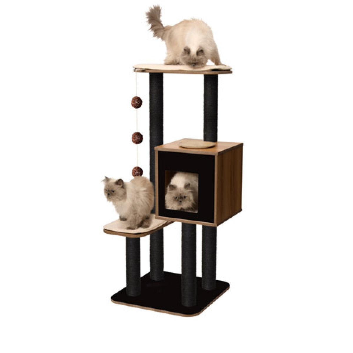 Catit Vesper Cat Furniture VHigh Base Black