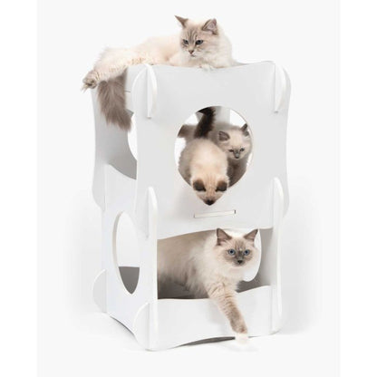 Catit Vesper Cat Furniture Condo White