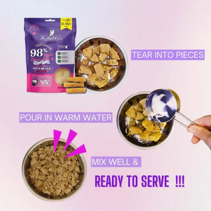 KELLY & CO'S Freeze Dried Patty Meals Chicken For Cat- 226g