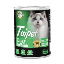 Taipet Cat Canned Wet Food Beef in Chunk-400g (Box contains 12pcs)