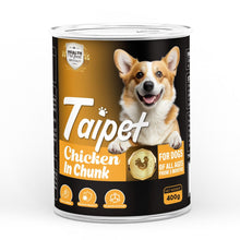 Taipet Dog Canned Wet Food Chicken in Chunk-400g (Box contains 12pcs)