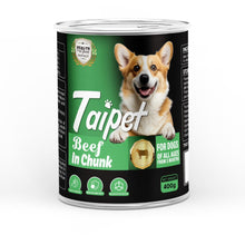 Taipet Dog Canned Wet Food Beef in Chunk-400g (Box contains 12pcs)
