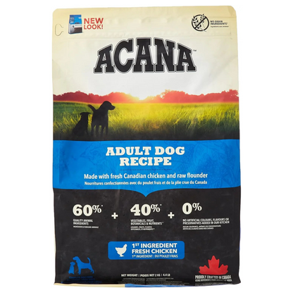 Acana Adult Dog Recipe Dry Dog Food - 2KG