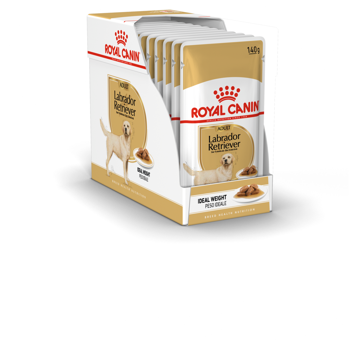 Breed Health Nutrition Labrador (Wet Food - Pouches) 10 x 140 g