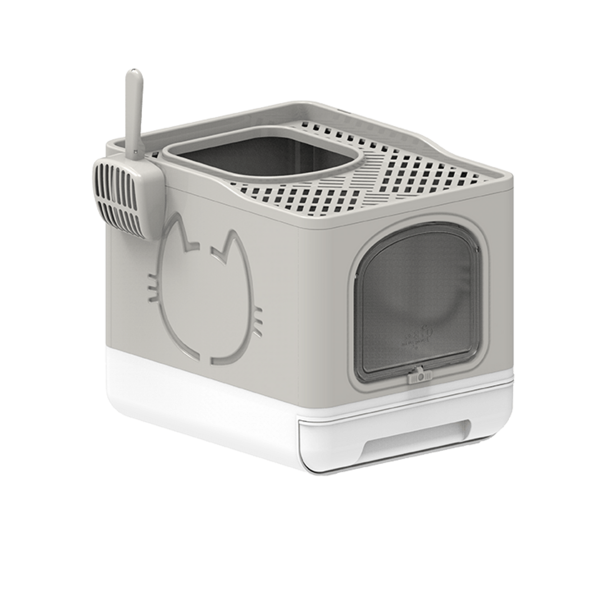 Go Fresh Foldable Cat Litter Box Sand