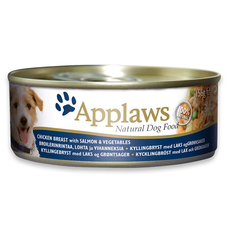 Applaws Chicken with Salmon Adult Wet Dog Food 156g Tin