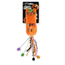 Naughty Or Trick Cat Pumpkin Kicker