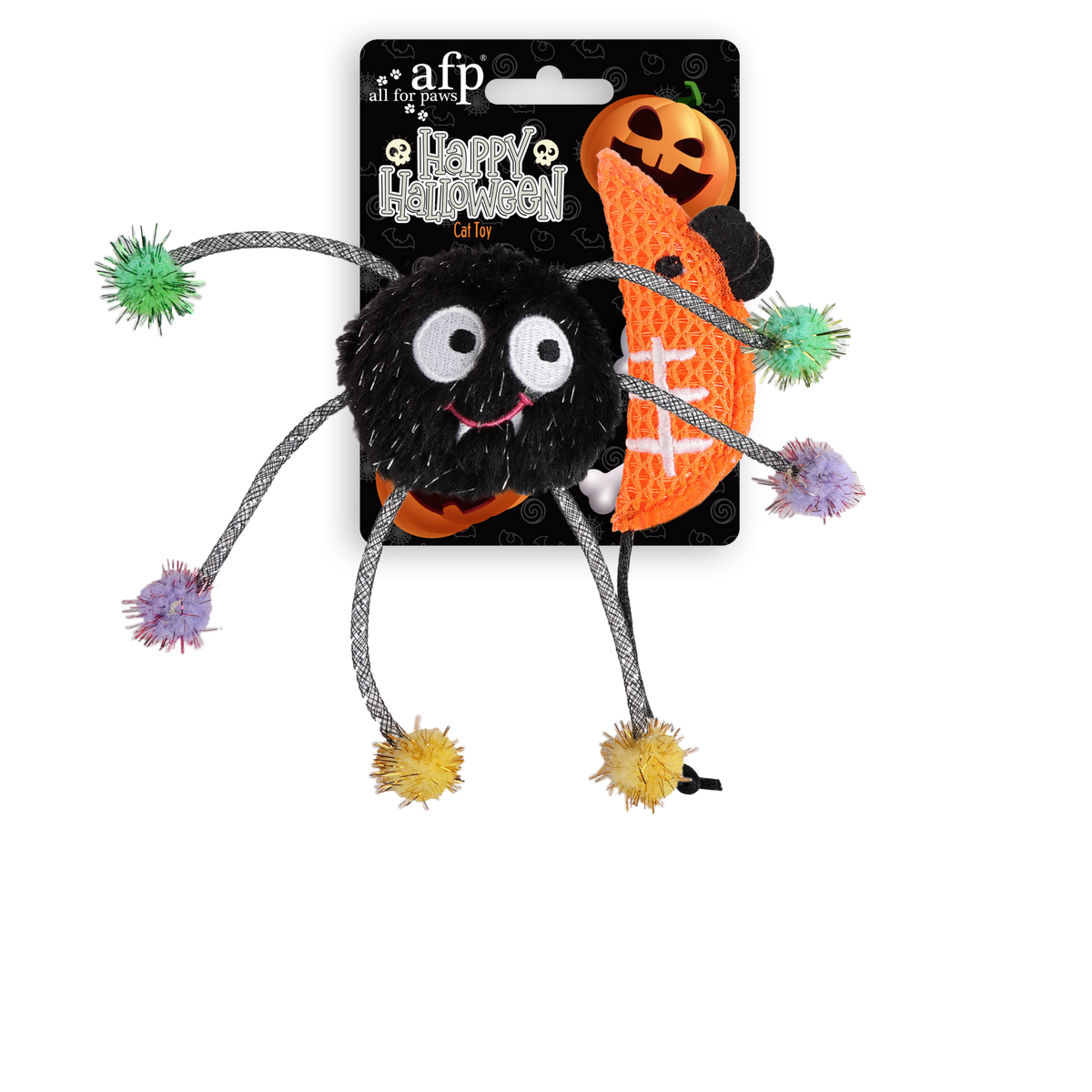 Naughty or Trick Spider & Mouse 2/pk