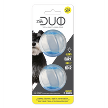 Zeus Duo Ball with Squeaker & Glow 2pk