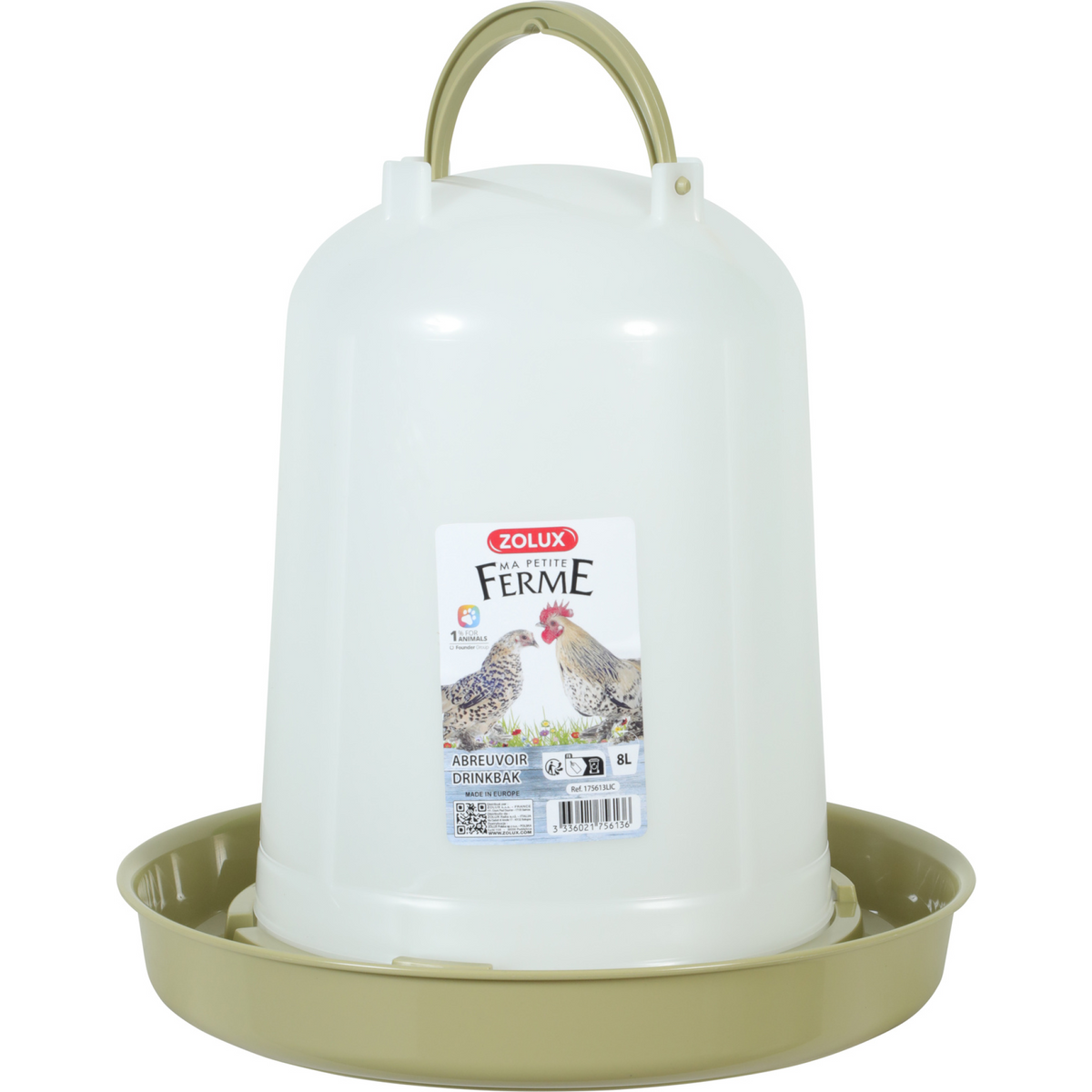Poultry Water Drinker Green 8 L