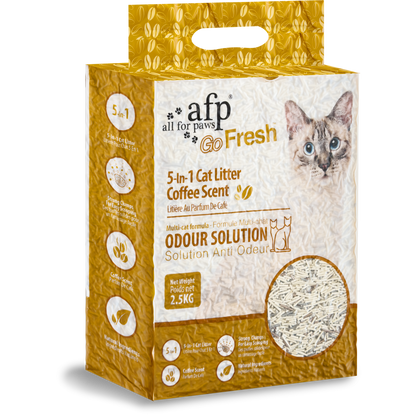Clumping 5-in-1 Cat Litter Coffee Scent 6 L