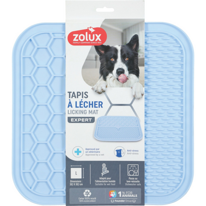 Silicone Licking Mat Blue, Large