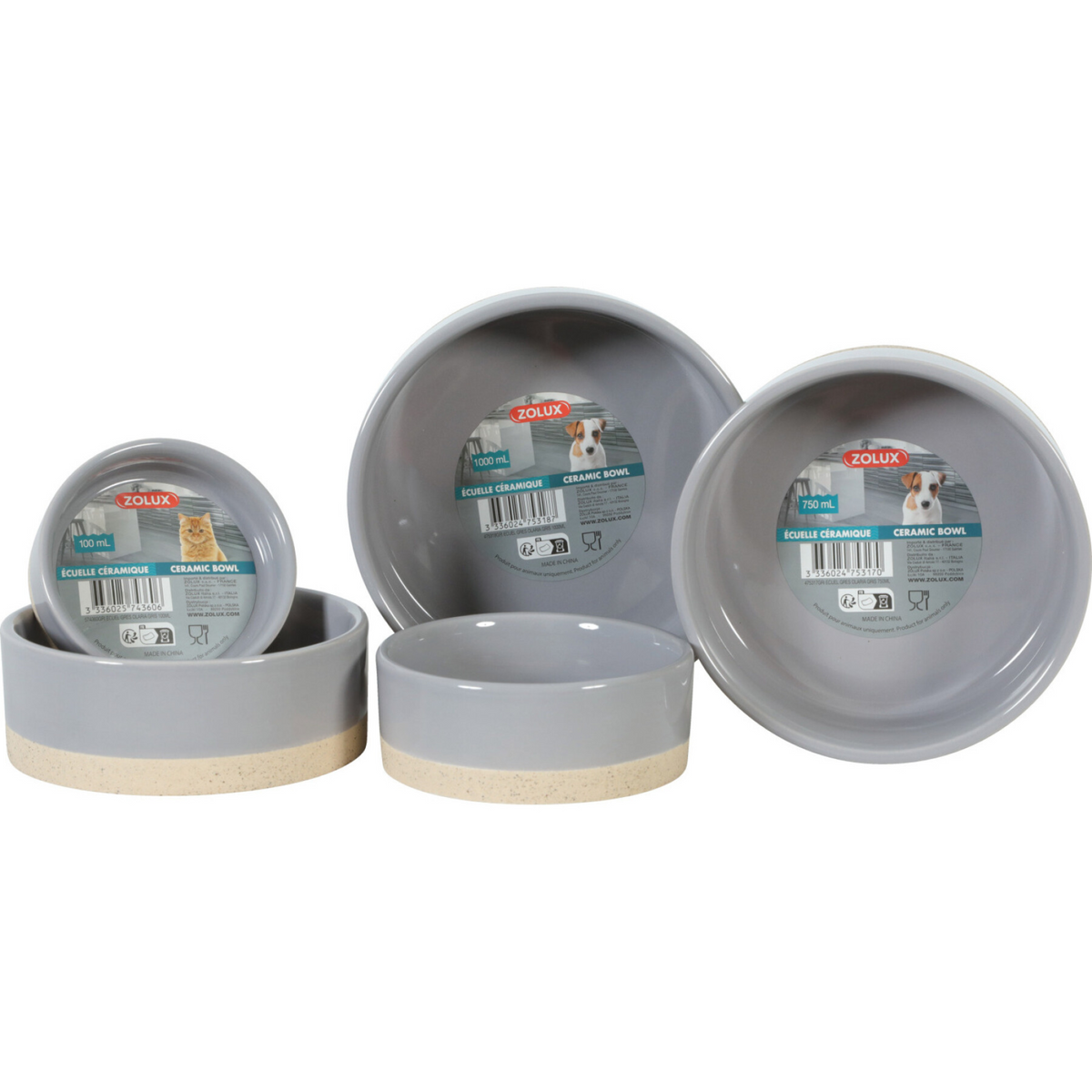 Olaria Ceramic Bowl Grey 300 ml