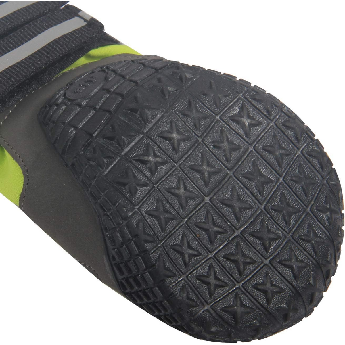Outdoor Dog Shoes Green XLarge, 7 cm