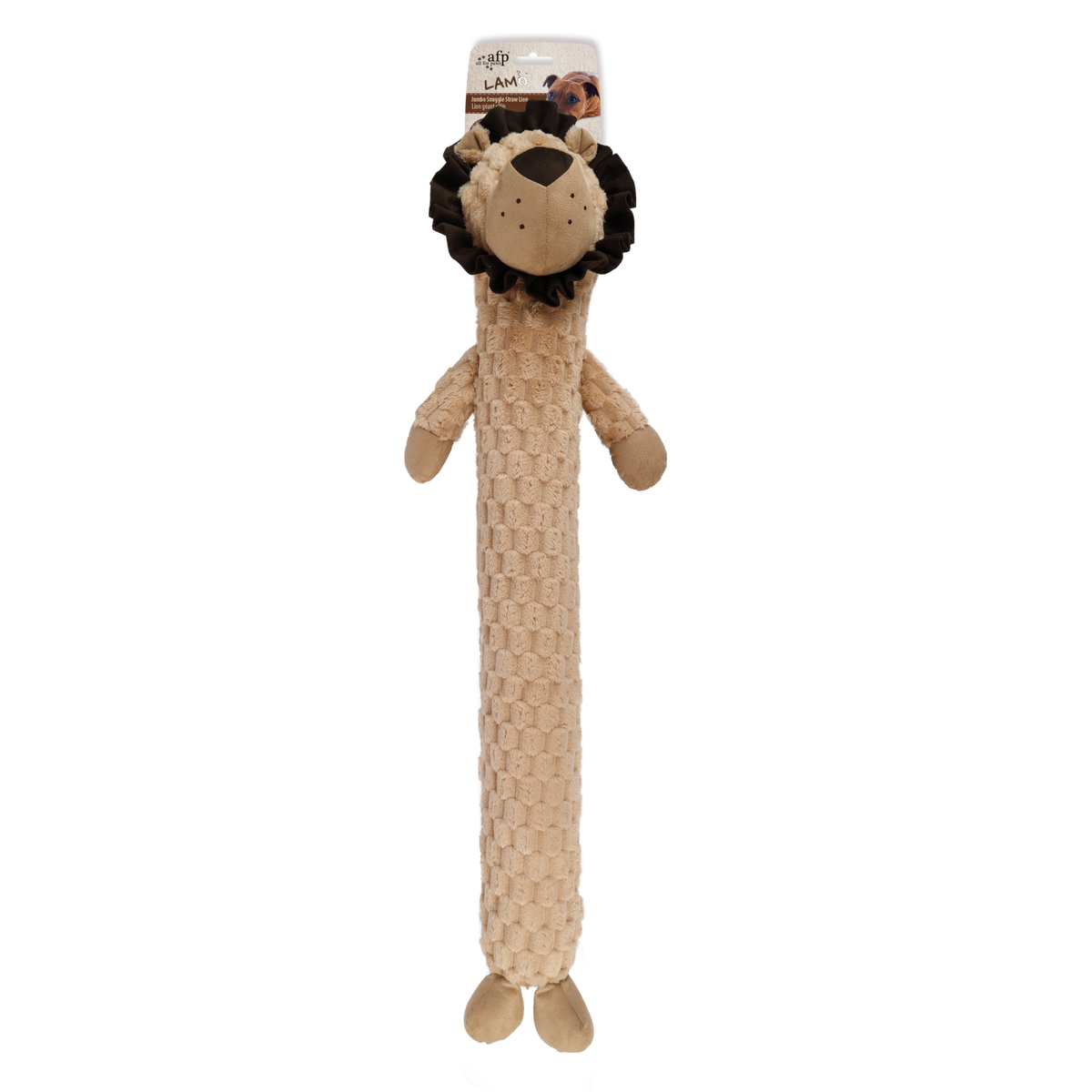 Lam-Jumbo Snuggle Straw Lion