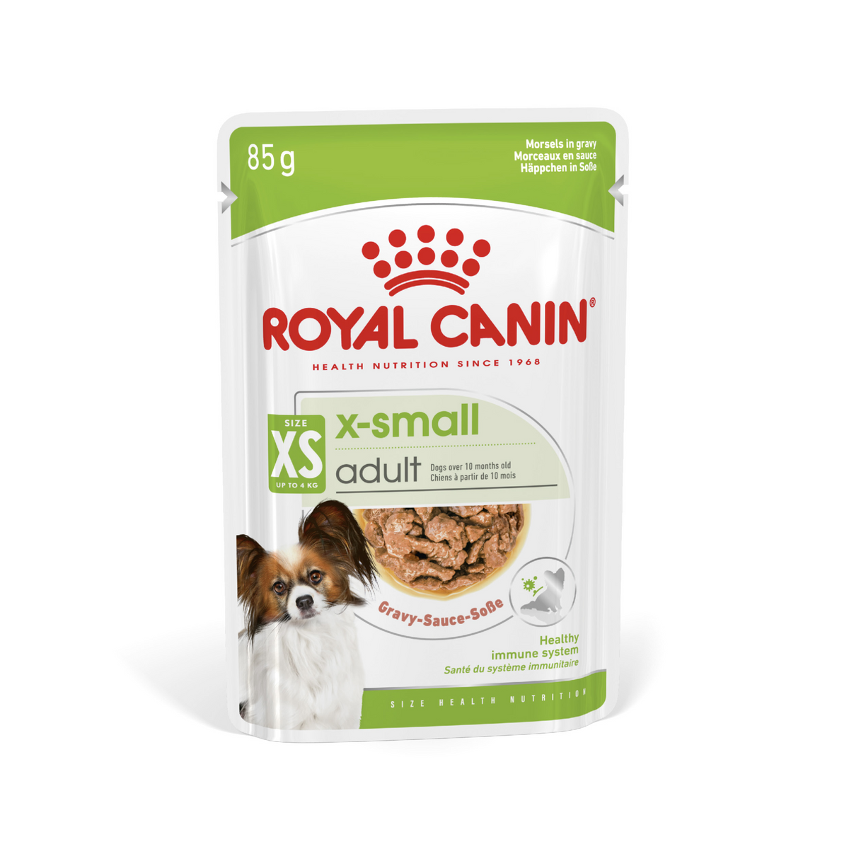 Size Health Nutrition XS Adult (Wet Food - Pouches) 12 x 85 g - BOX
