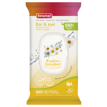 Pet Wipes Ear & Eye (30 Wipes)