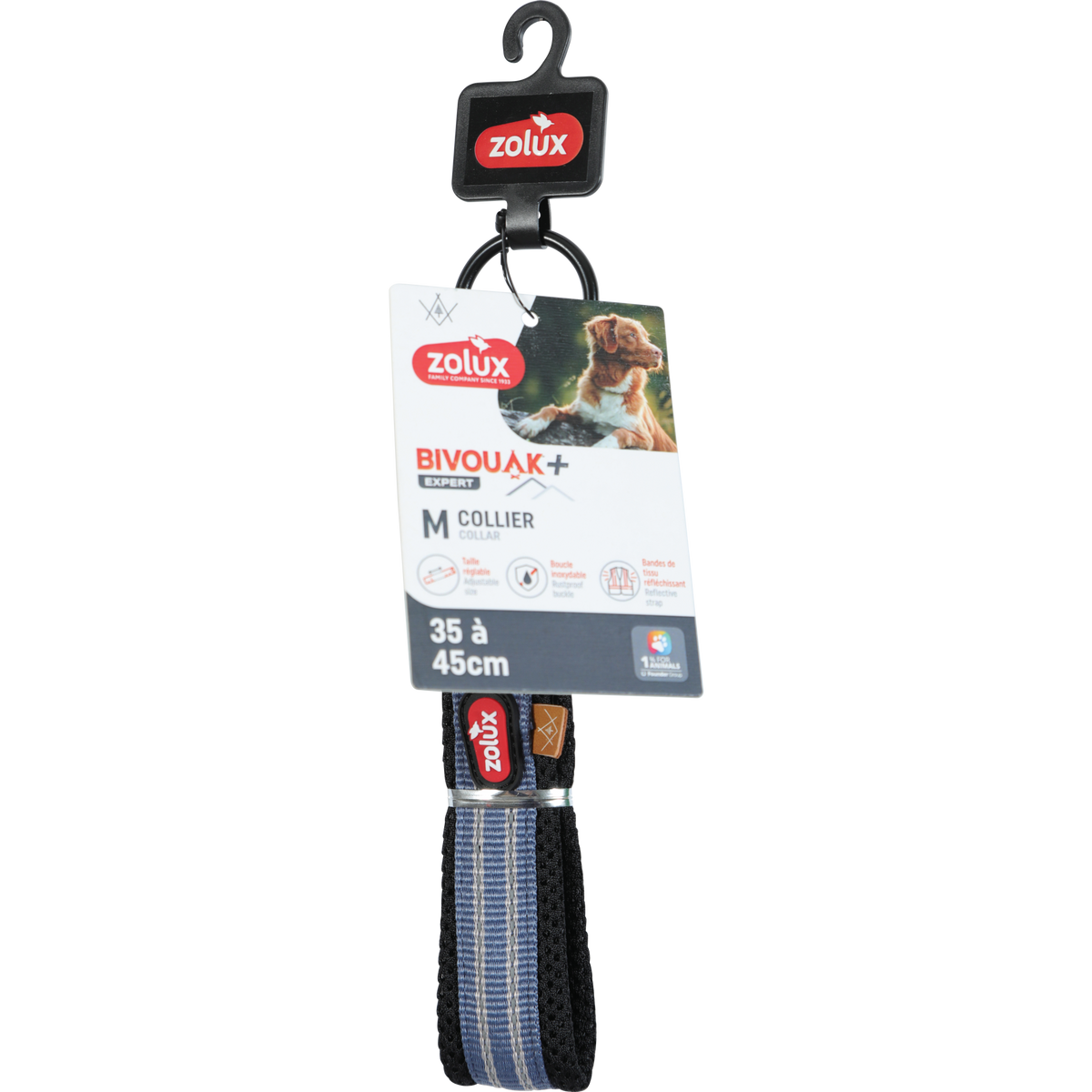 BVK Collar Blue, 20 mm, 35-45 cm