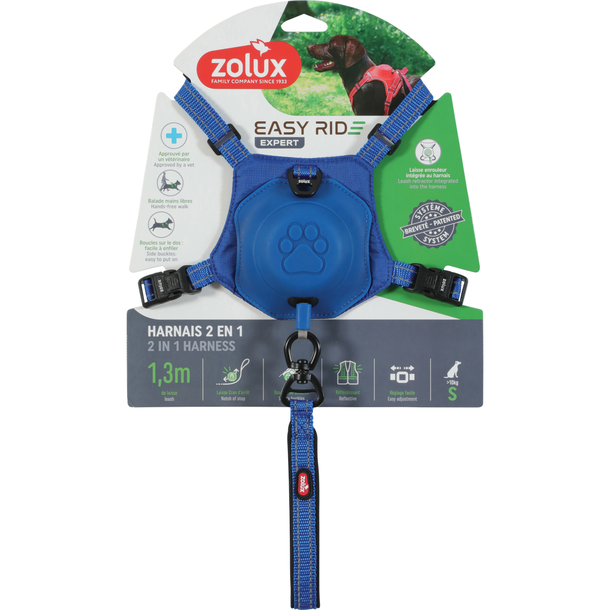 Easyride Harness Blue, Small