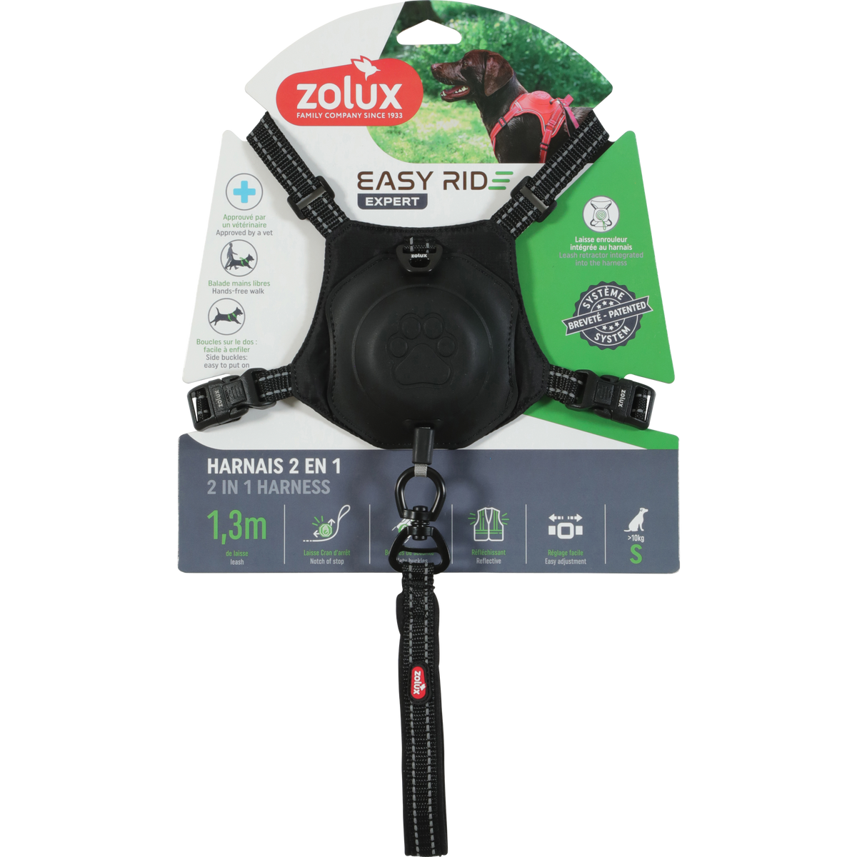 Easyride Harness Black, Small