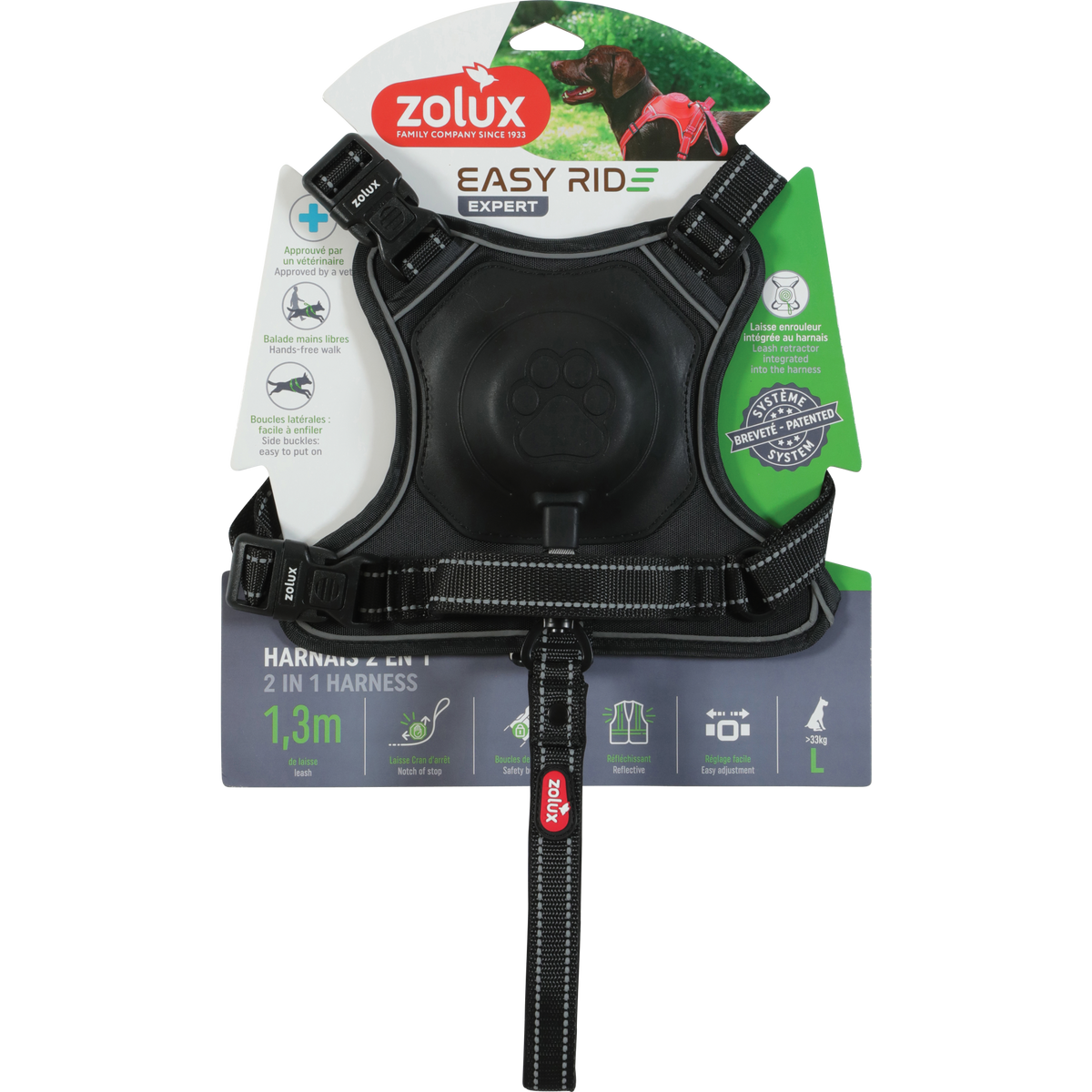Easyride Harness Black, Large